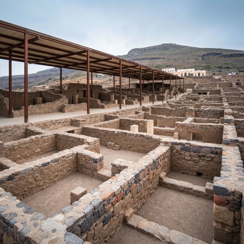 Découvrir Akrotiri à Santorin