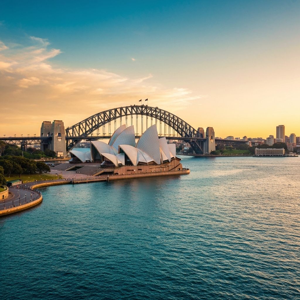 Paysage australien avec la Grande Barriere de Corail