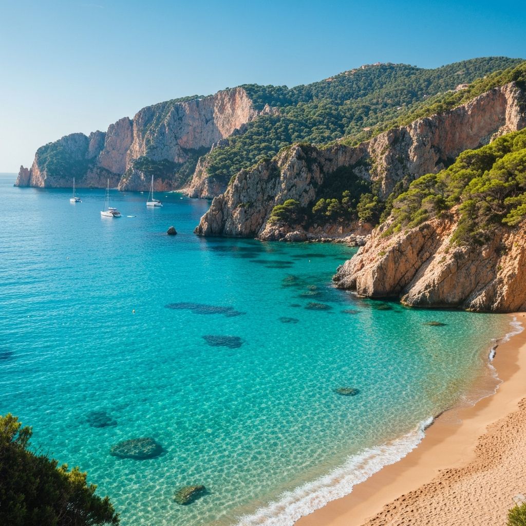 Eaux turquoise et falaises de Sardaigne